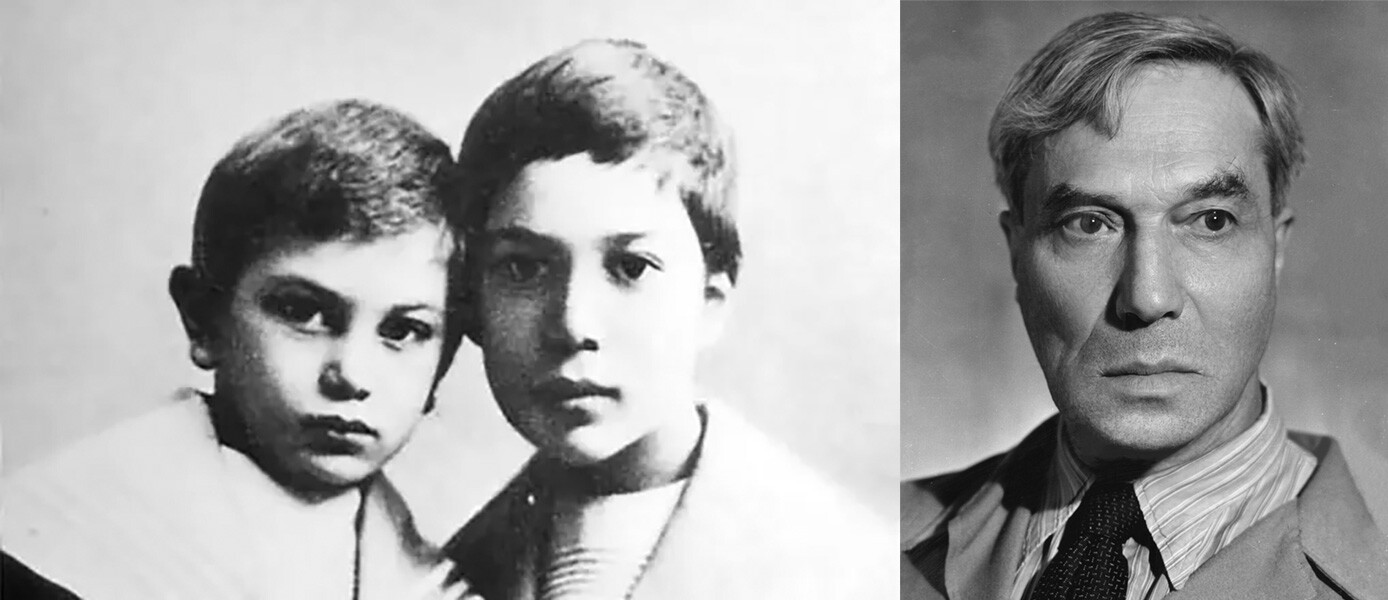 Boris (à gauche) et Alexandre Pasternak. Portrait de son père, Leonid Pasternak
