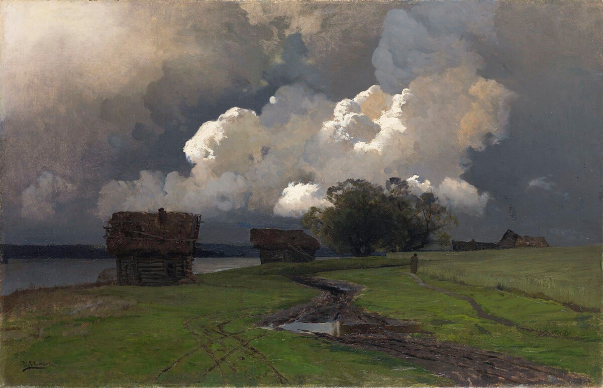 „У близини Саввино-Сторожевског манастира“, 1880-их, Исак Левитан.