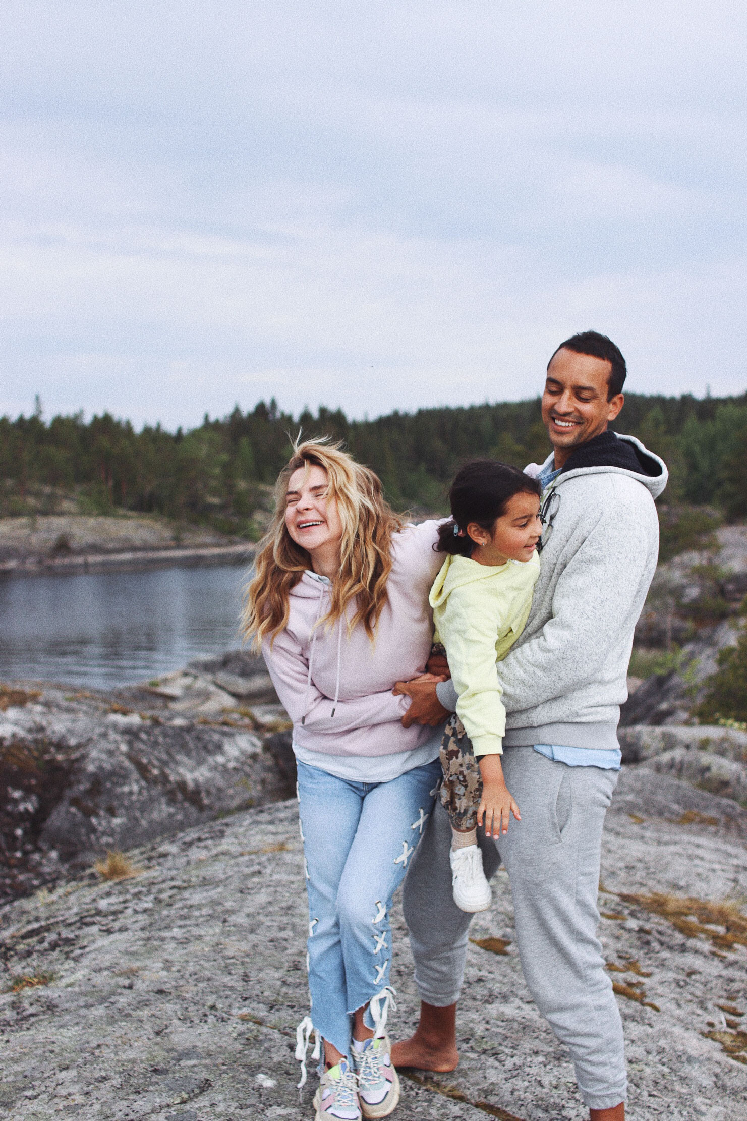 Michael, Marina und ihre Tochter Zoe-Louise