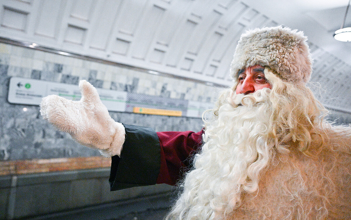 Mityn Dada, le Père Noël ossète (pour rappel, en Russie, les équivalents du Père Noël sont des figures du Nouvel An, et non de Noël)