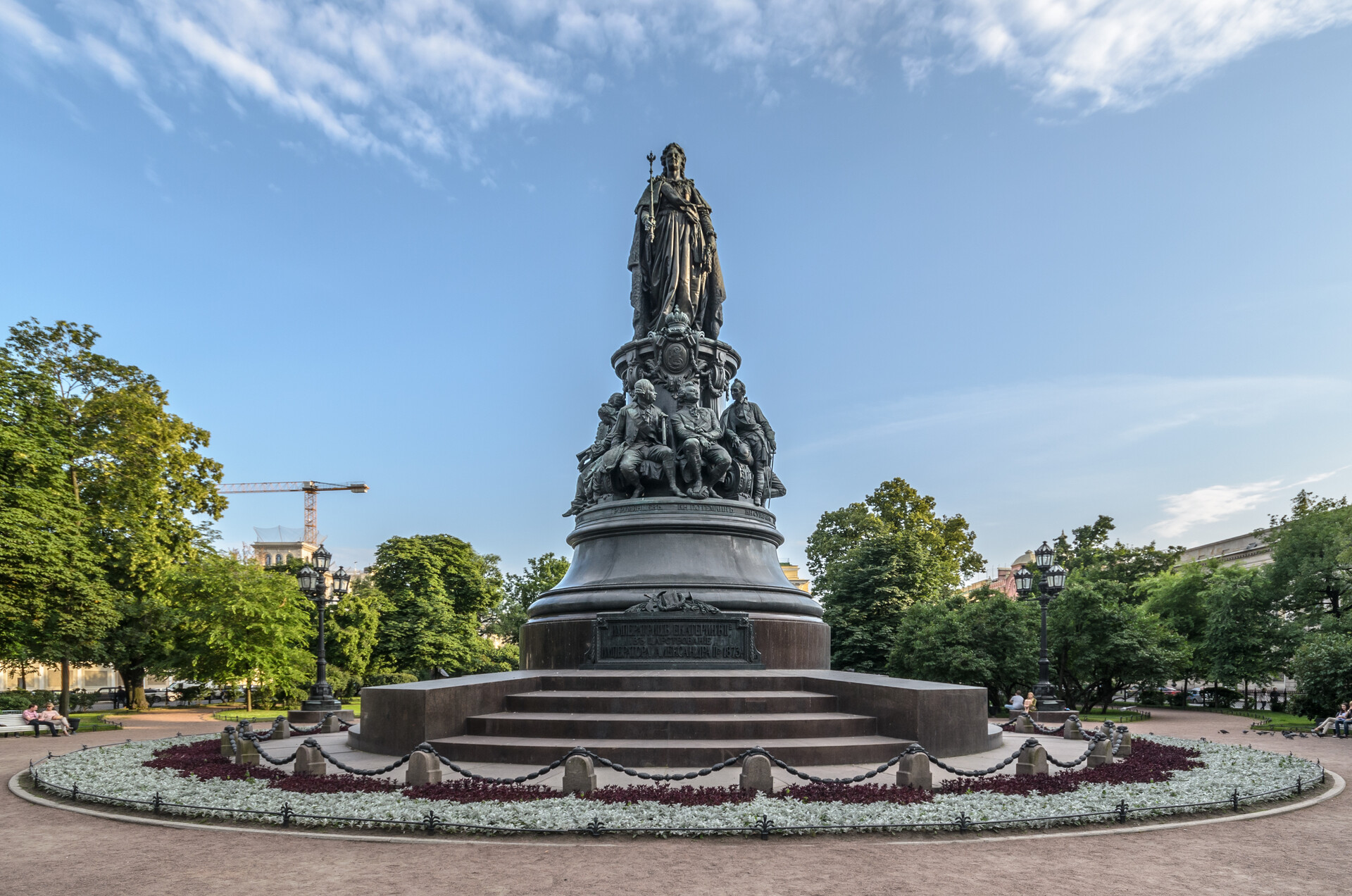 Monument to Catherine the Great in St. Petersburg. By Mikhail Mikeshin
