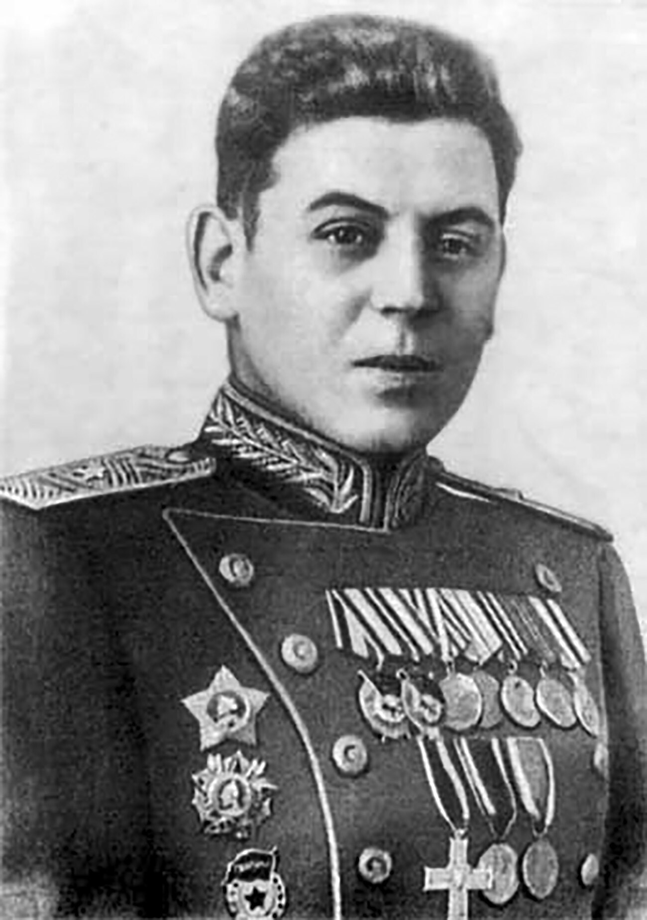 Vasilij Stalin fu pluridecorato. Tra molte altre medaglie aveva al petto tre Ordini della Bandiera Rossa, un Ordine di Suvorov di II Classe, un Ordine di Aleksandr Nevskij, la Medaglia per la difesa di Mosca, la Medaglia per la difesa di Stalingrado, la Medaglia per la cattura di Berlino…