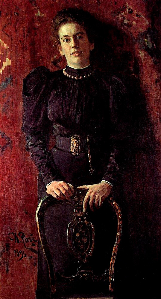 Ilya Repin. Portrait of Tatyana Tolstaya, 1893