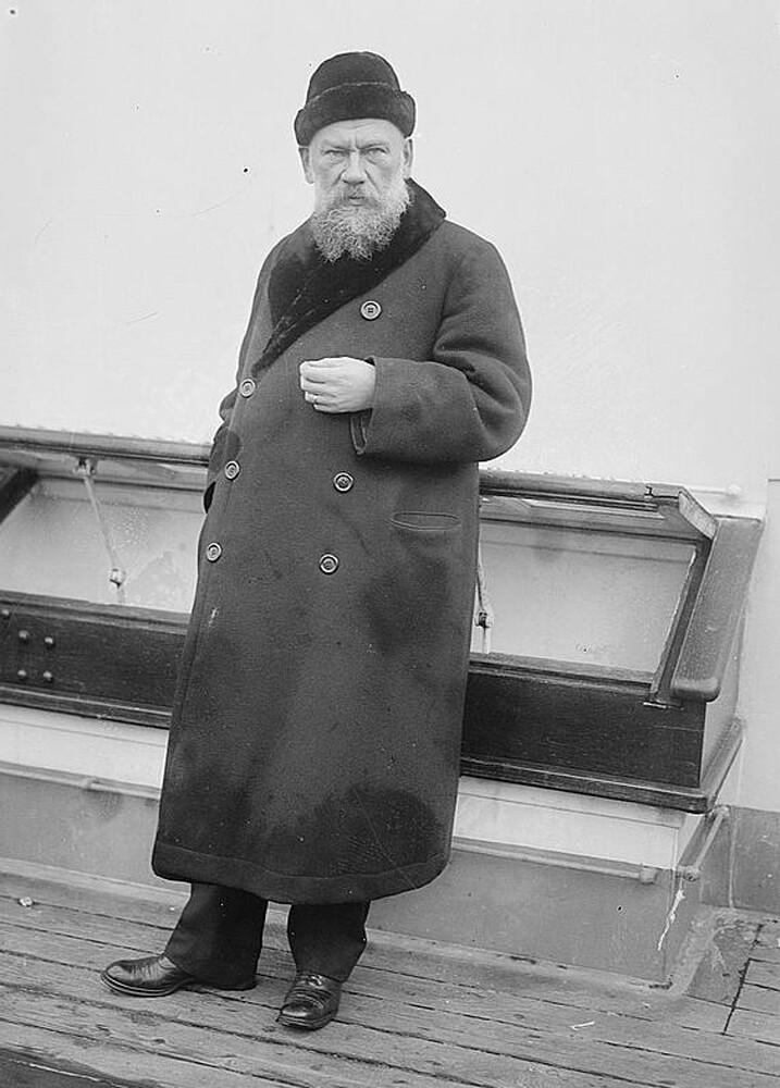 Ilya Tolstoy in the U.S.. 1916