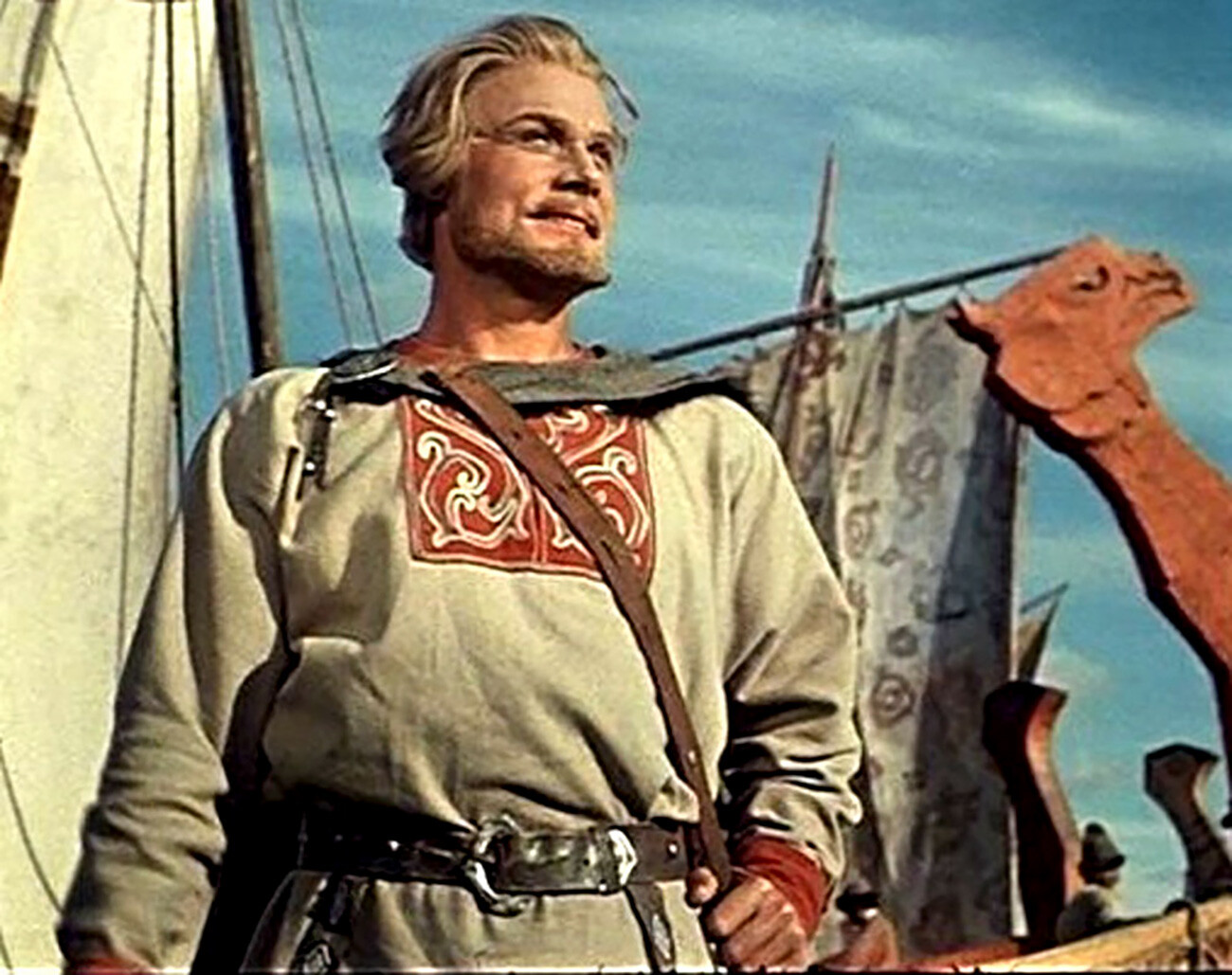 Fermo immagine dal film “The Magic Voyage of Sinbad”: il regista americano si limitò a tagliare e rimontare la pellicola sovietica “Sadko”