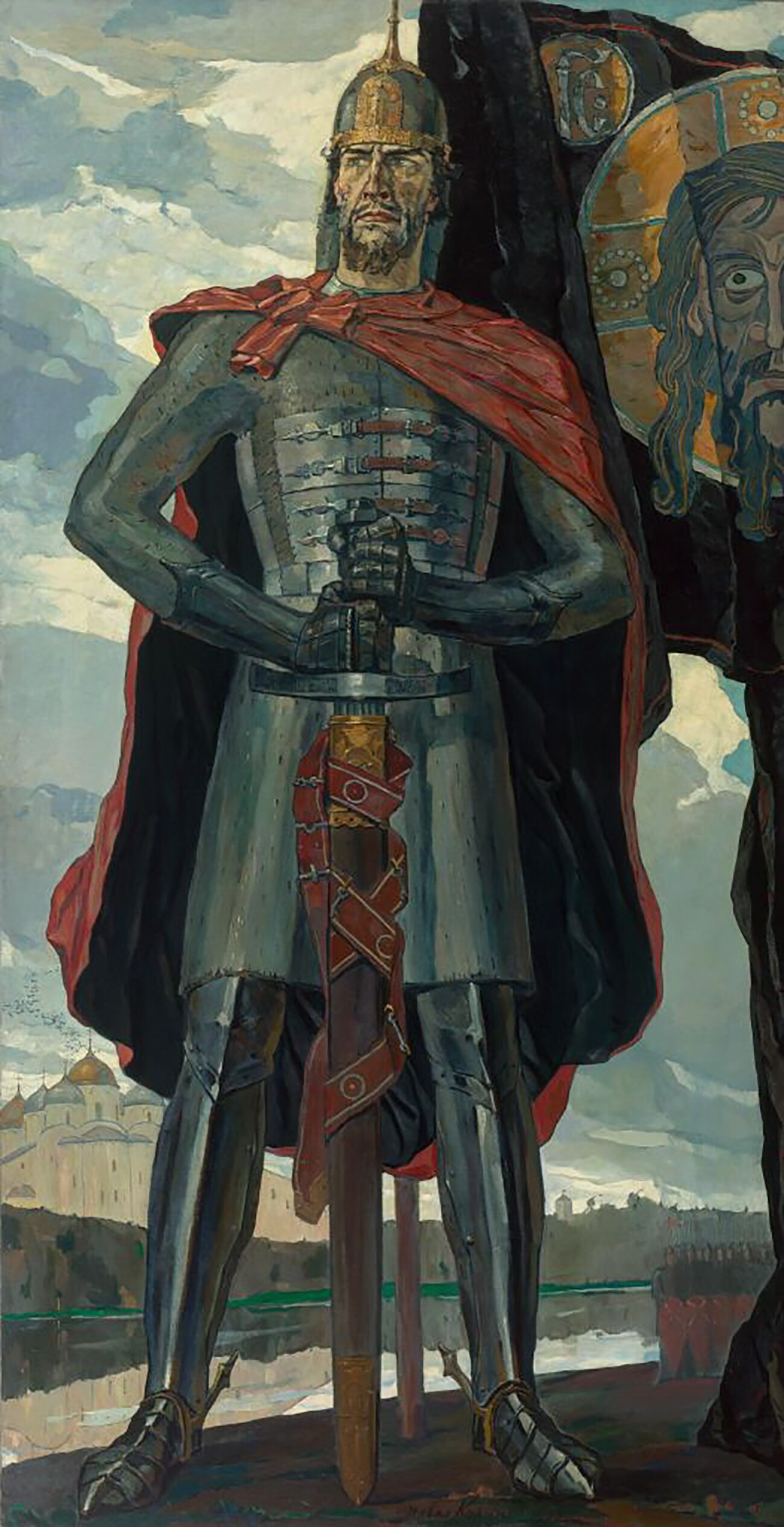 Aleksander Nevski, avtor P.D. Korin