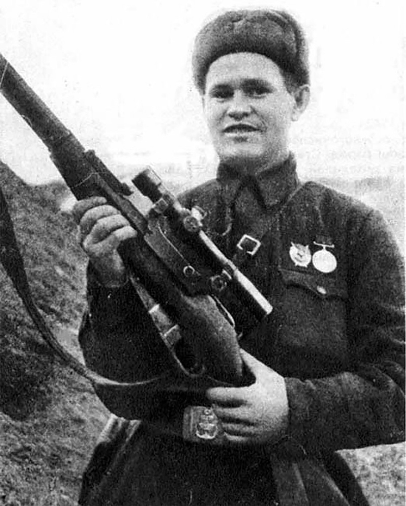 Sniper Vasily Zaitsev.