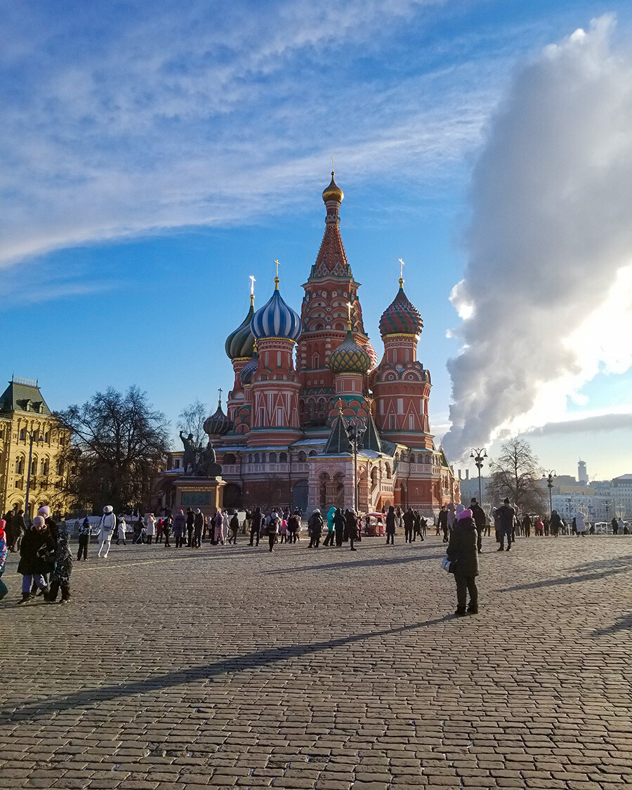 Cold day at the Red Square.