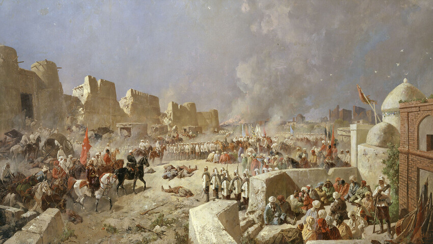 "Навлизането на руските войски в Самарканд на 8 юни 1868"
