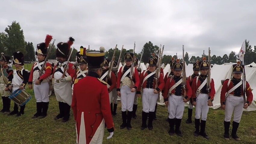 Borodino, rekonstruiranje bitke