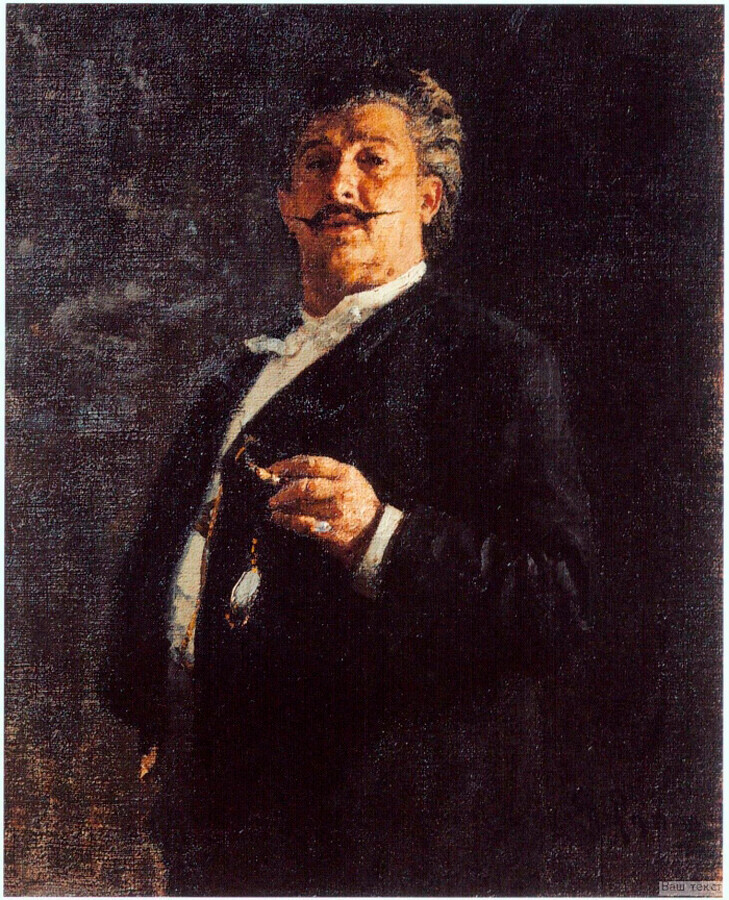 Портрет на Михаил Микешин от Иля Репин, 1888
