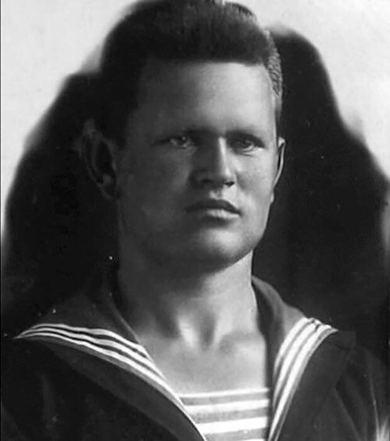 Vasilij Zaitsev durante il suo periodo nella Marina Militare sovietica, nella Flotta del Pacifico