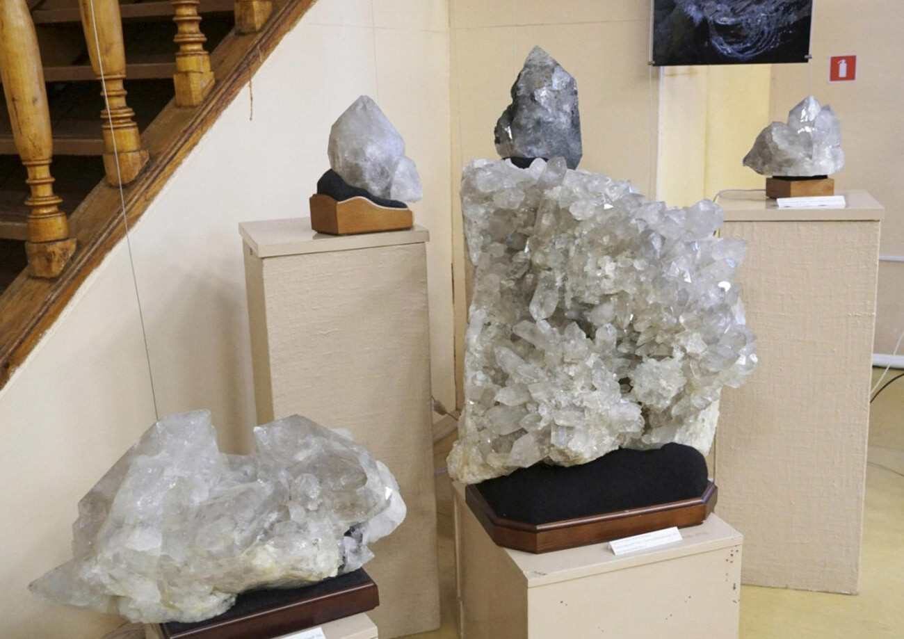 Alcune preziose gemme degli Urali al Museo di Mineralogia “Fersman”