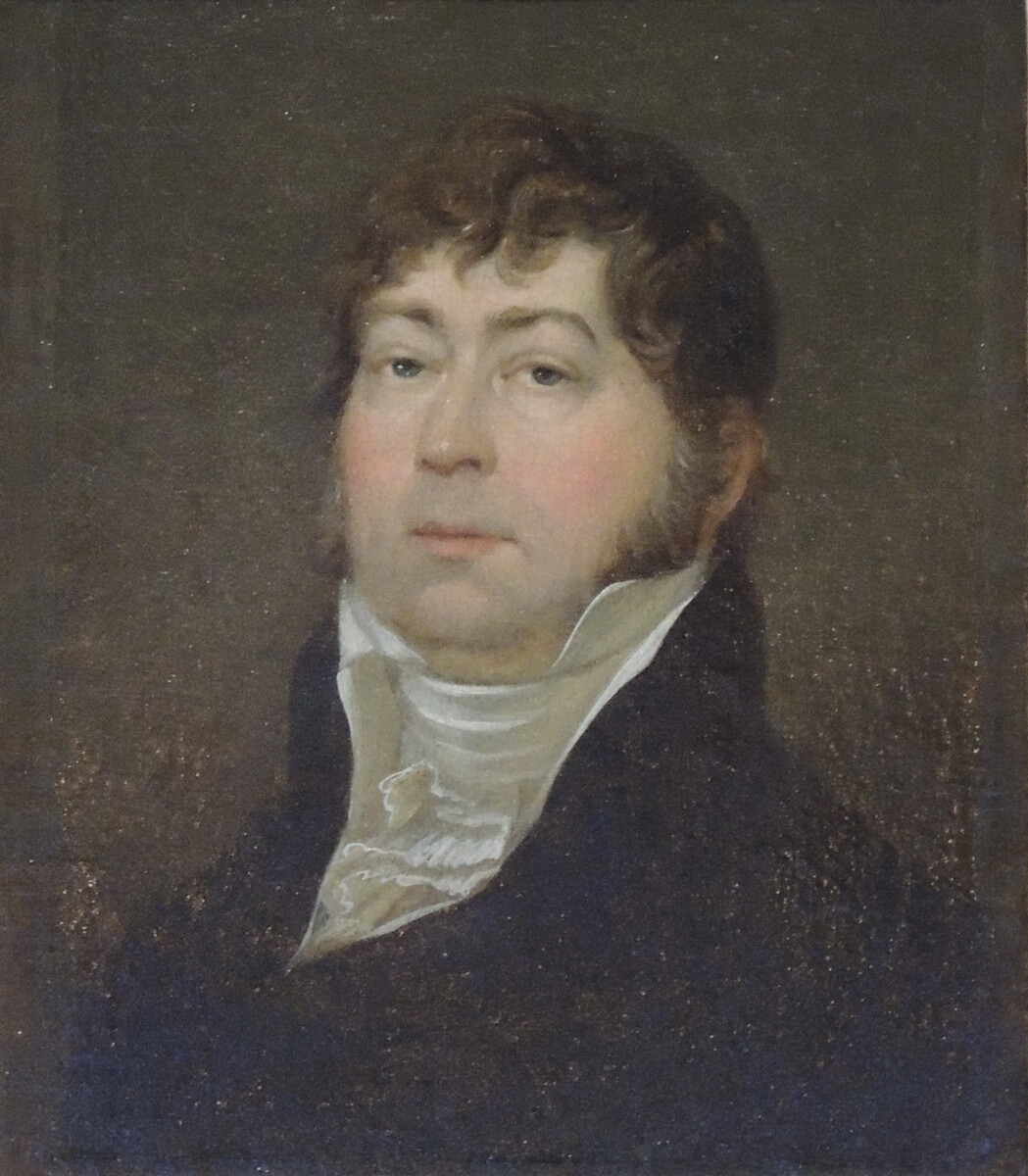 Portrait de Vassili Pouchkine, oncle du poète. Artiste inconnu, années 1810