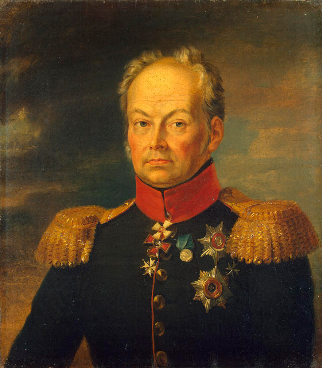 Portrait d'Ivan Inzov, par l'atelier de George Dawe