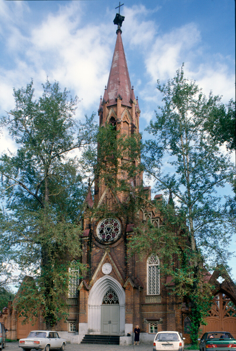 Catholic Church of the Assumption of Our Lady. West view. August 31, 2000