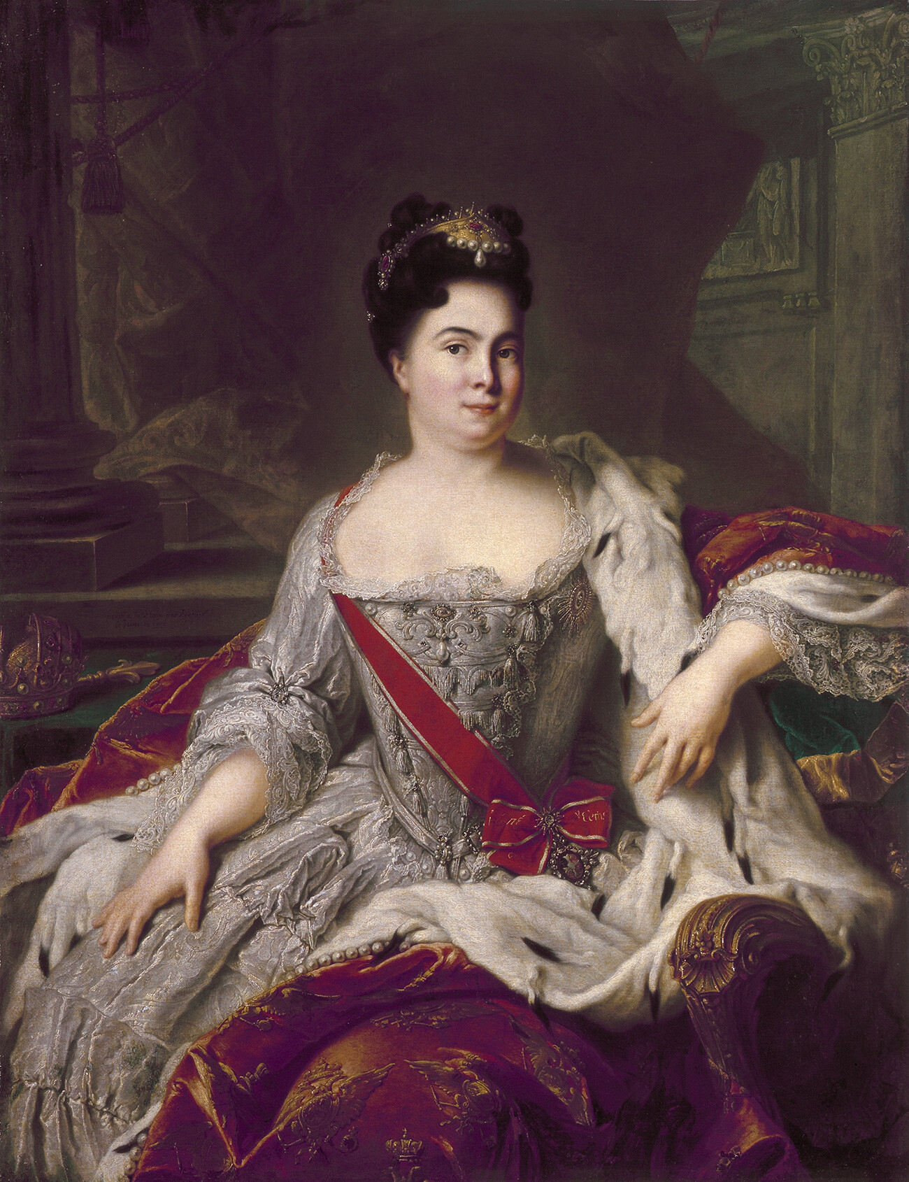 Caterina I di Russia, moglie di Pietro il Grande e imperatrice di Russia dopo la morte di lui nel 1725

