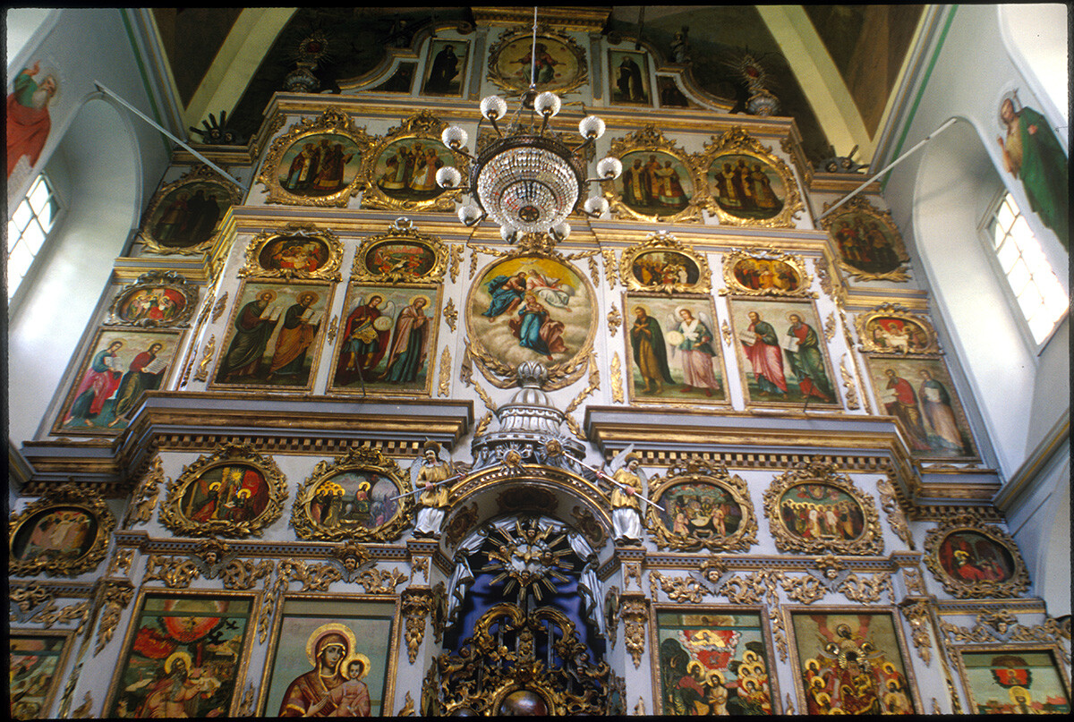 Iglesia de la Epifanía. Pantalla de iconos. 24 de agosto de 1999