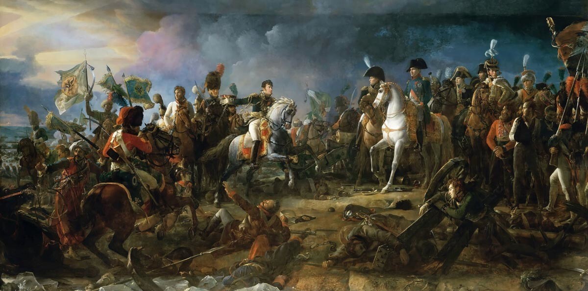 François Gérard. La batalla de Austerlitz.