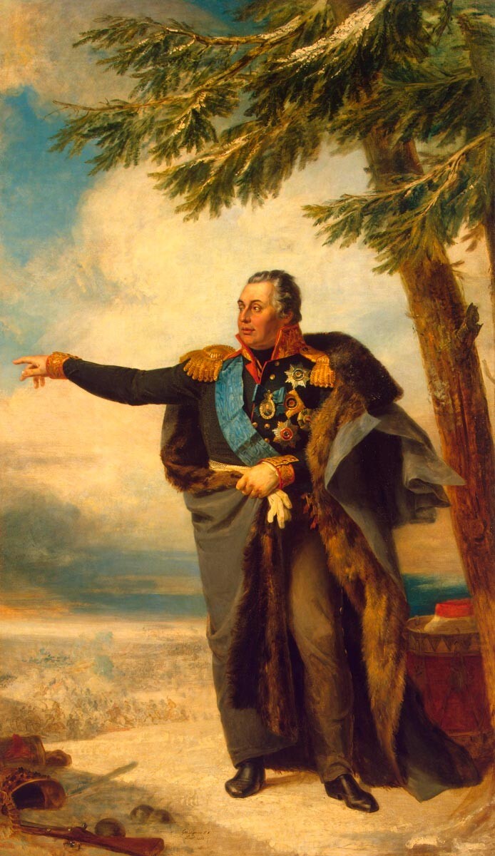 George Dawe. Retrato de Kutúzov.
