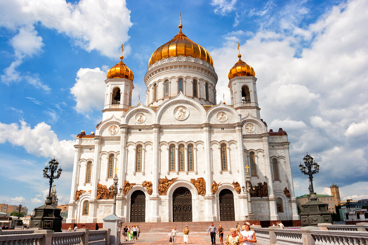Catedral de Cristo Salvador, em Moscou.