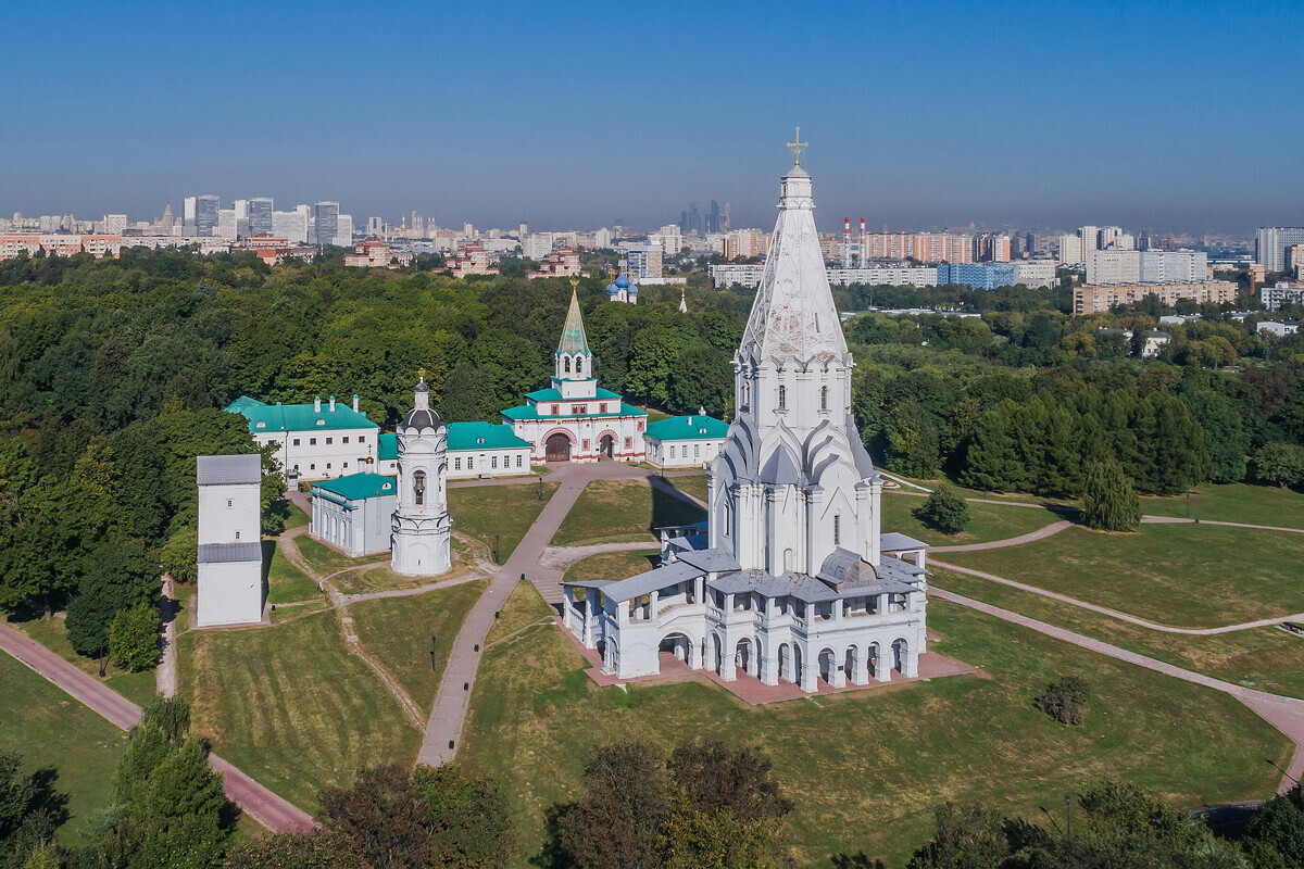 Igreja (‘tserkov’) da Ascensão em Kolomenskoe, Moscou.