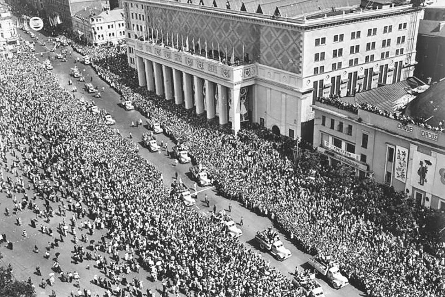 Sexto Festival Mundial de la Juventud y los Estudiantes, celebrado en Moscú en 1957.
