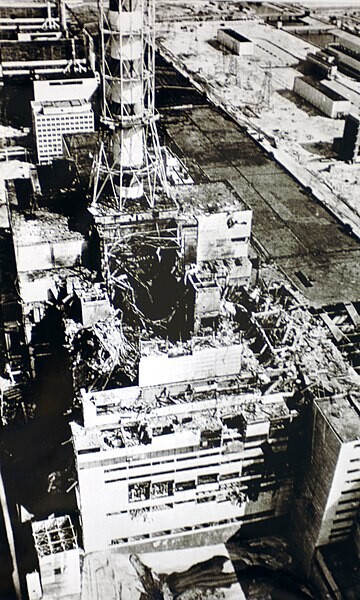 Resultado de la explosión en Chernóbil
