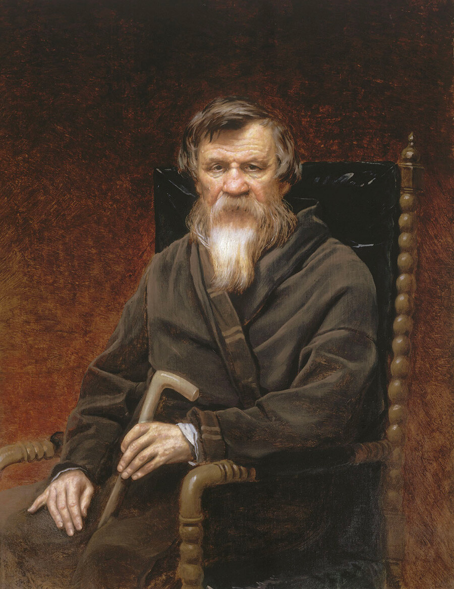 Михаил Петрович Погодин, портрет от Василий Перов