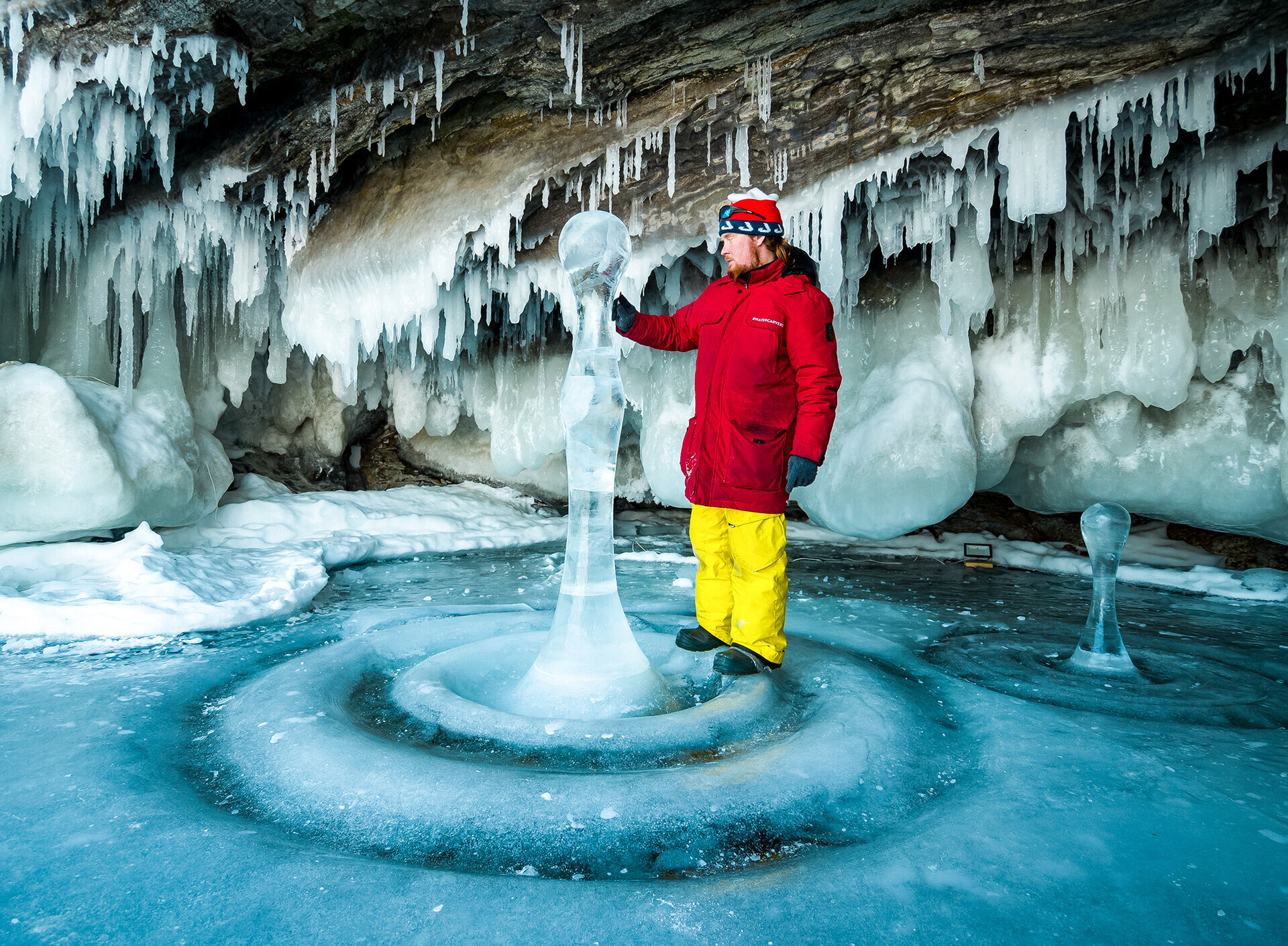 Gli “istanti congelati”, fantastiche stalagmiti che sono state rielaborate dall’artista