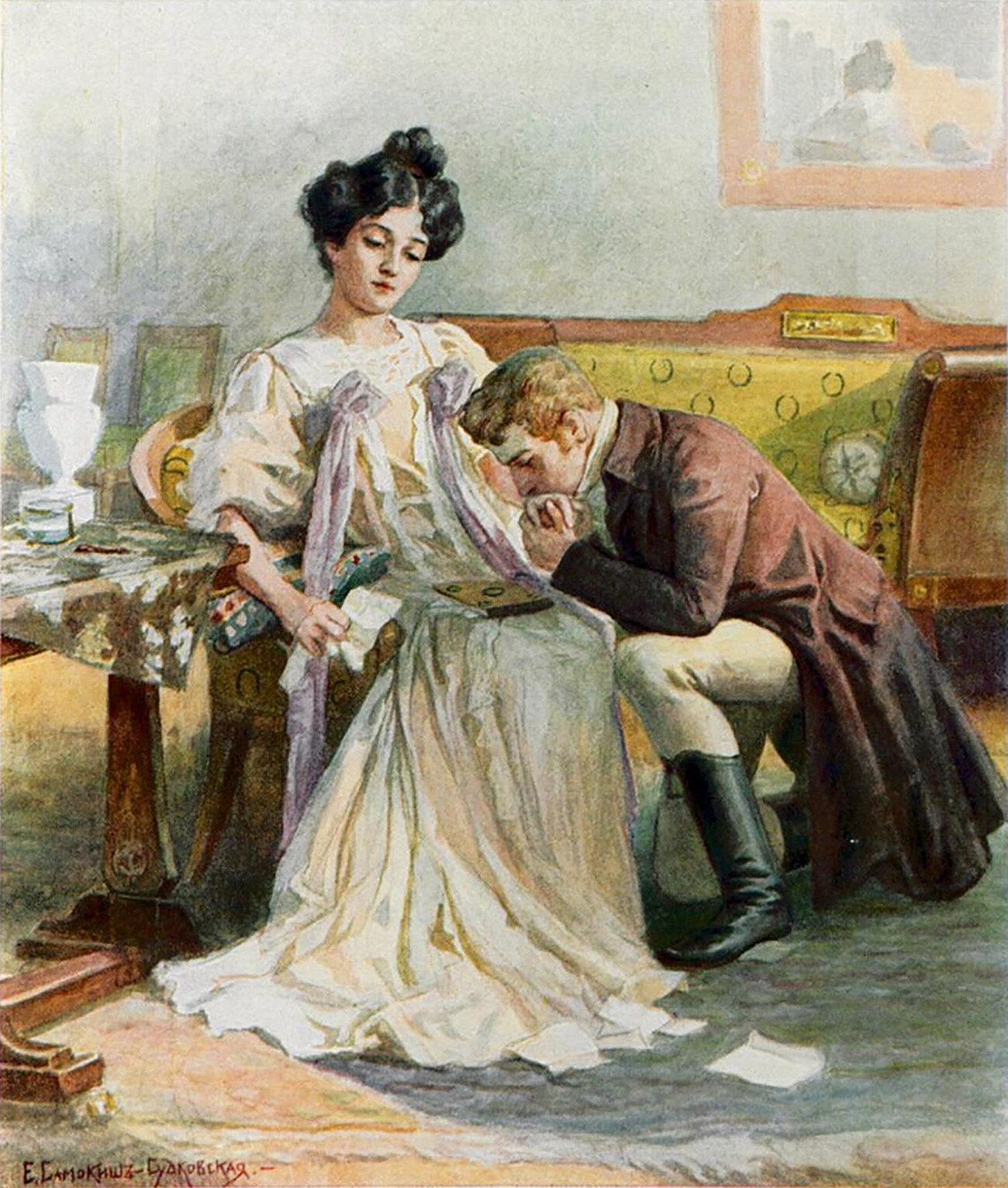 Onegin dichiara il suo amore