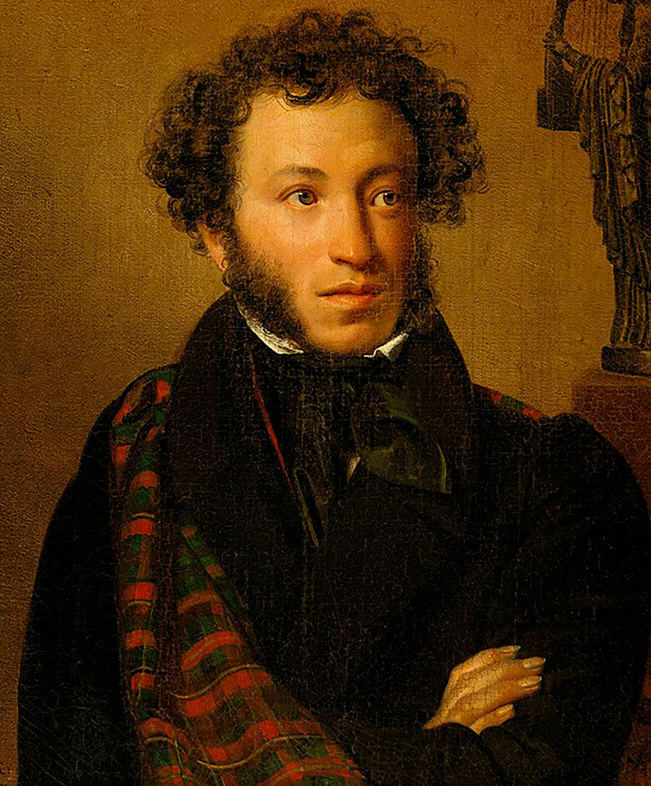 Retrato de Alexánder Pushkin.