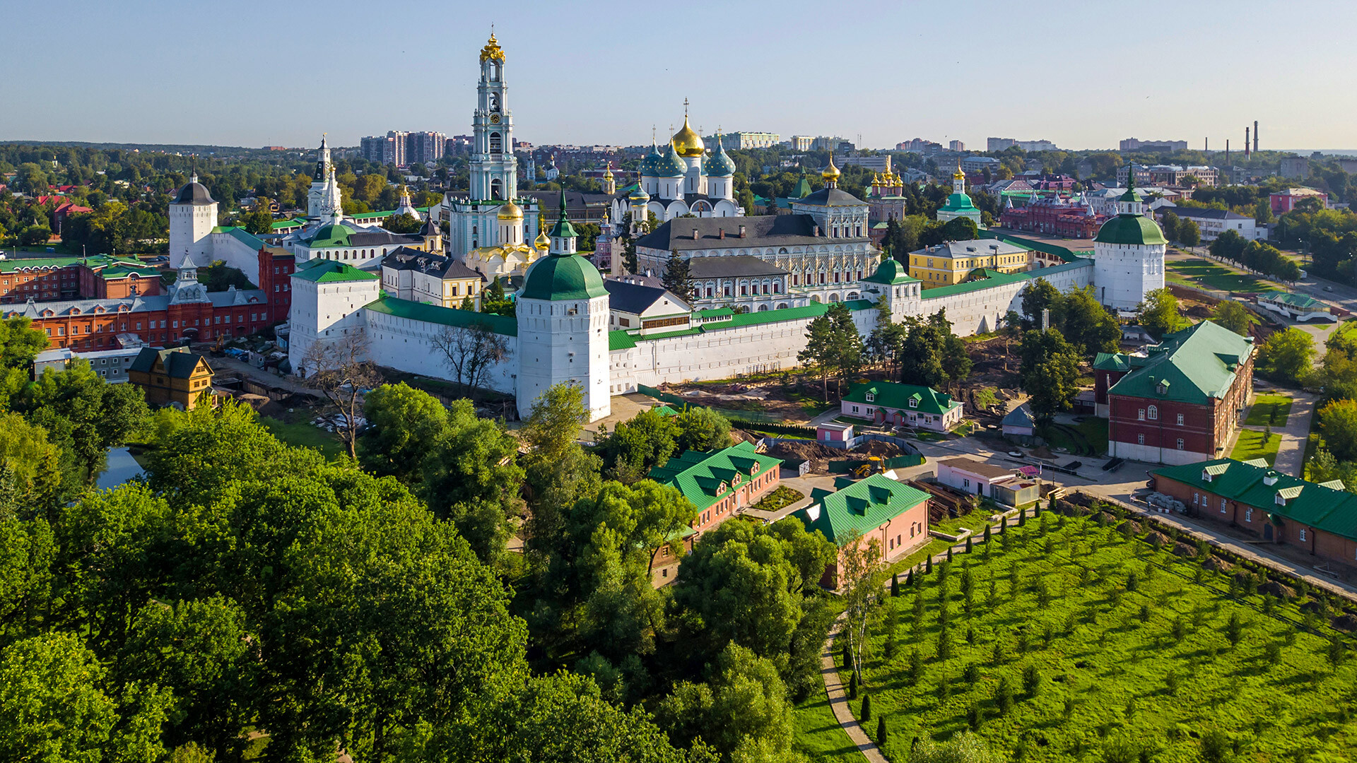 Monasterio de la Trinidad y San Sergio en Sérgiev Posad, Moscú, Rusia.