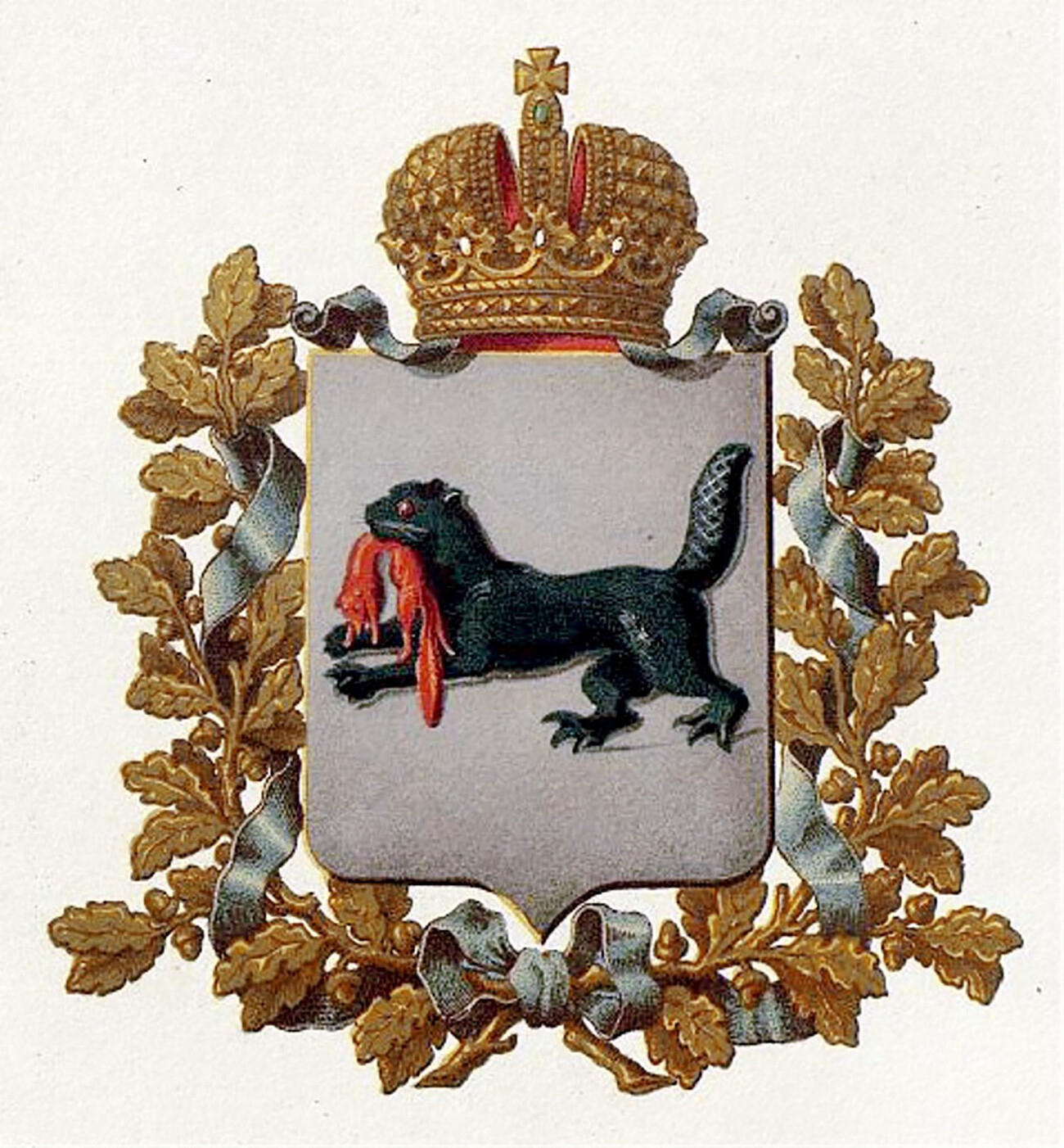 Irkutsk coat of arms, 1878.