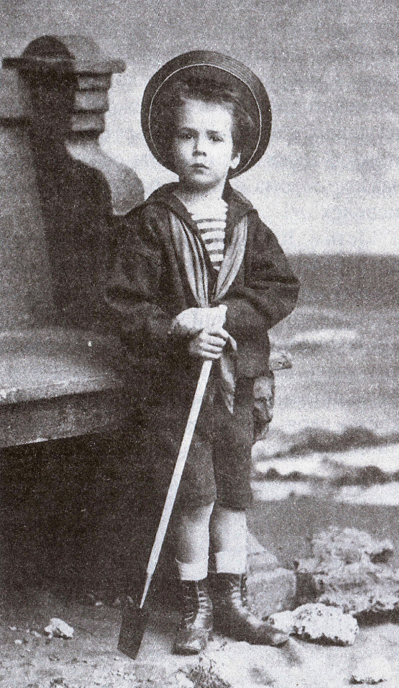 Петгодишниот Николај Александрович, идниот цар Николај II

