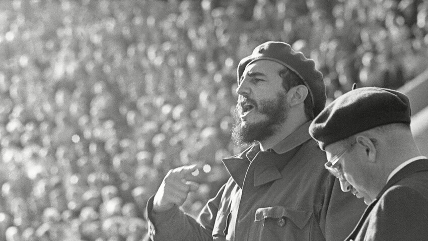 Fidel Castro en la URSS, 1963.