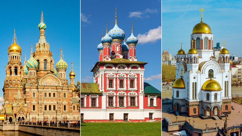 Did you know there are 3 Churches on the Spilled Blood in Russia?
