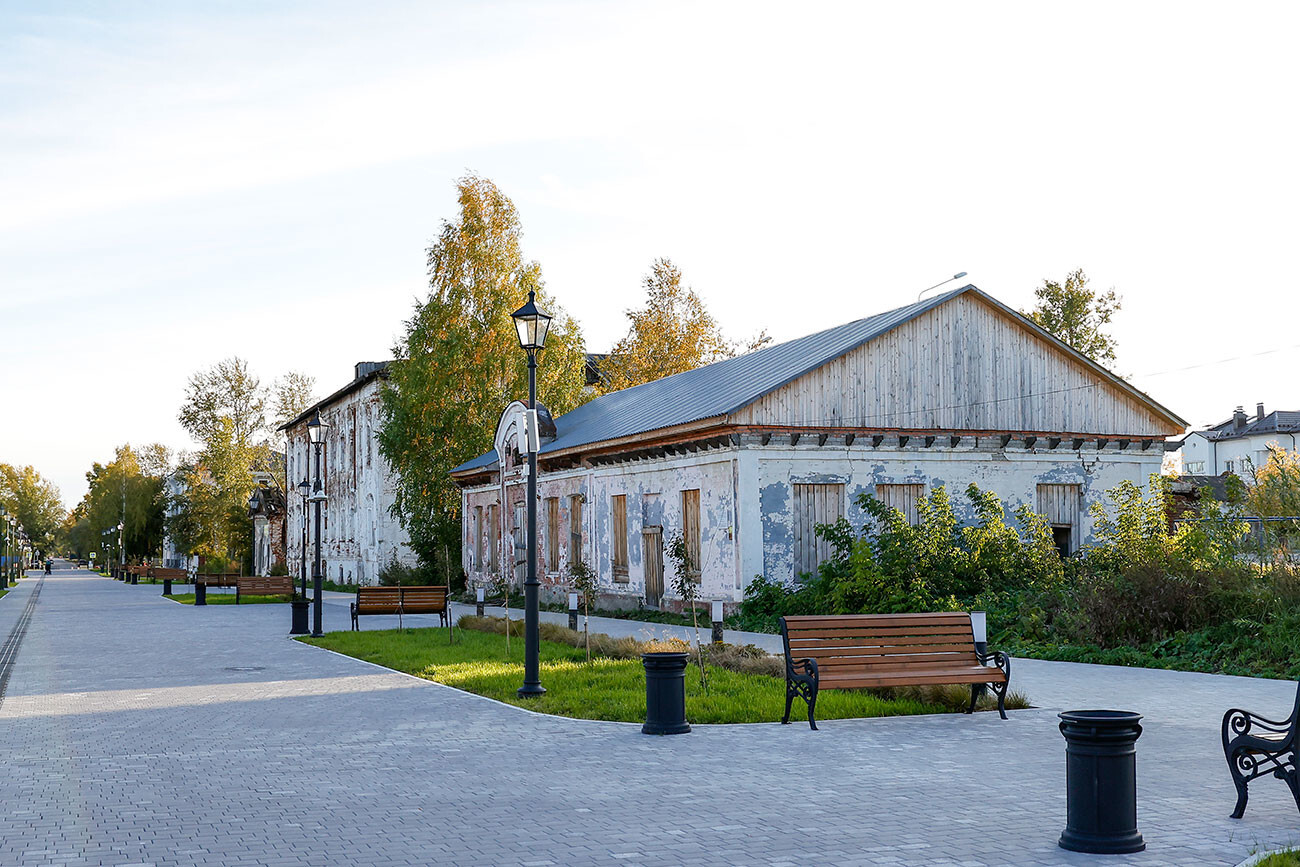 Vieilles maisons à Tobolsk