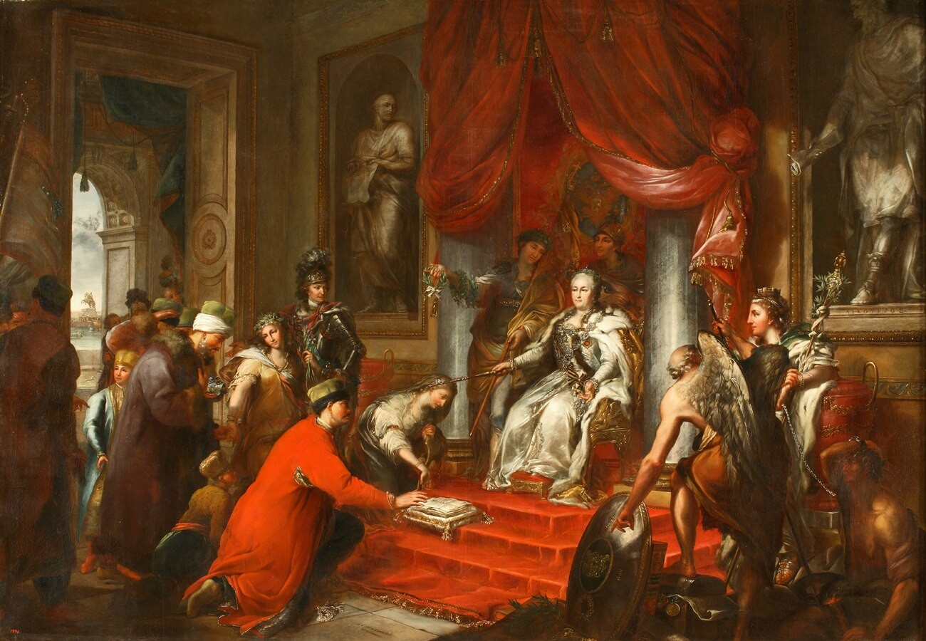 Catherine II gives laws to Taurida.