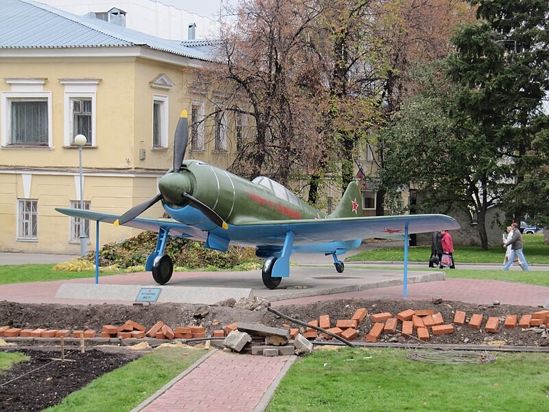 La-7 expuesto en Nizhni Nóvgorod