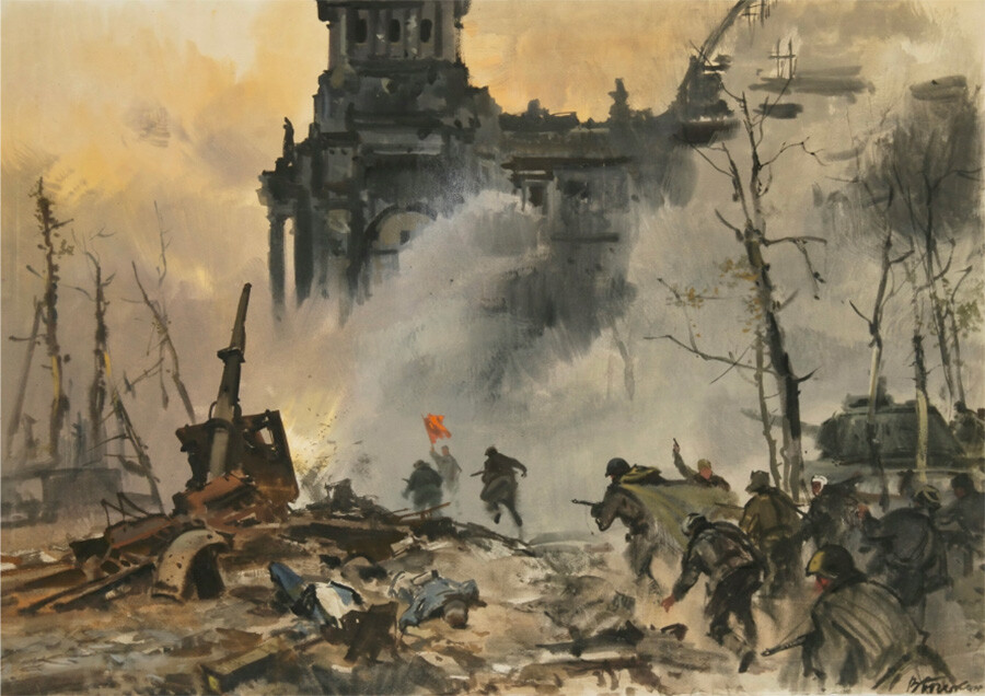 Vladimir Bogatkin. The Last Throw. Storming the Reichstag (1945)