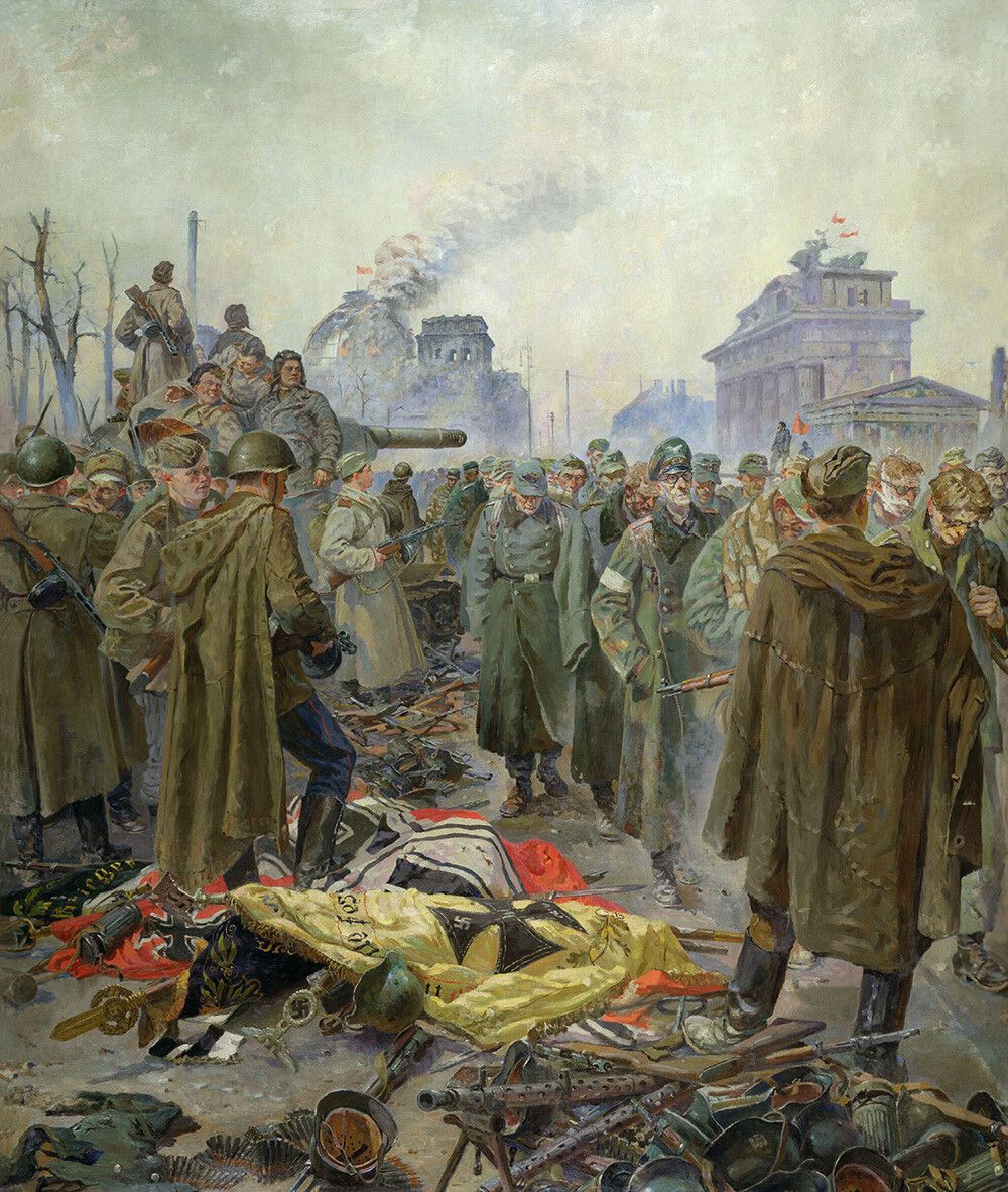 Pyotr Krivonogov. Capitulation of Nazi troops in Berlin (1946)