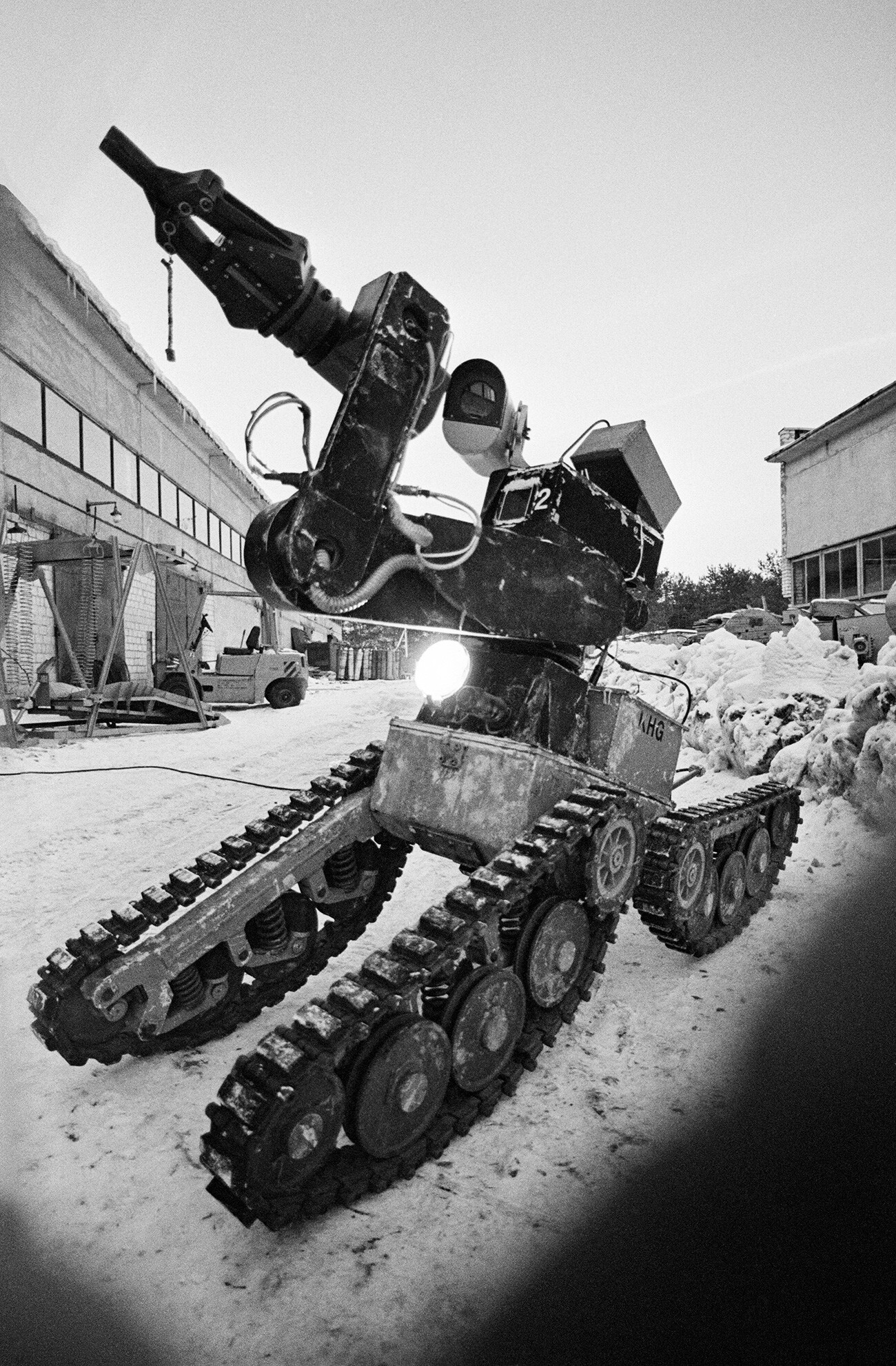Un robot conçu en RFA opérant à Tchernobyl 