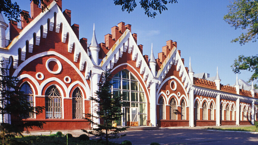 Blagovechtchensk. Halles Mauritanie construites en 1907 dans le style néogothique près du fleuve Amour