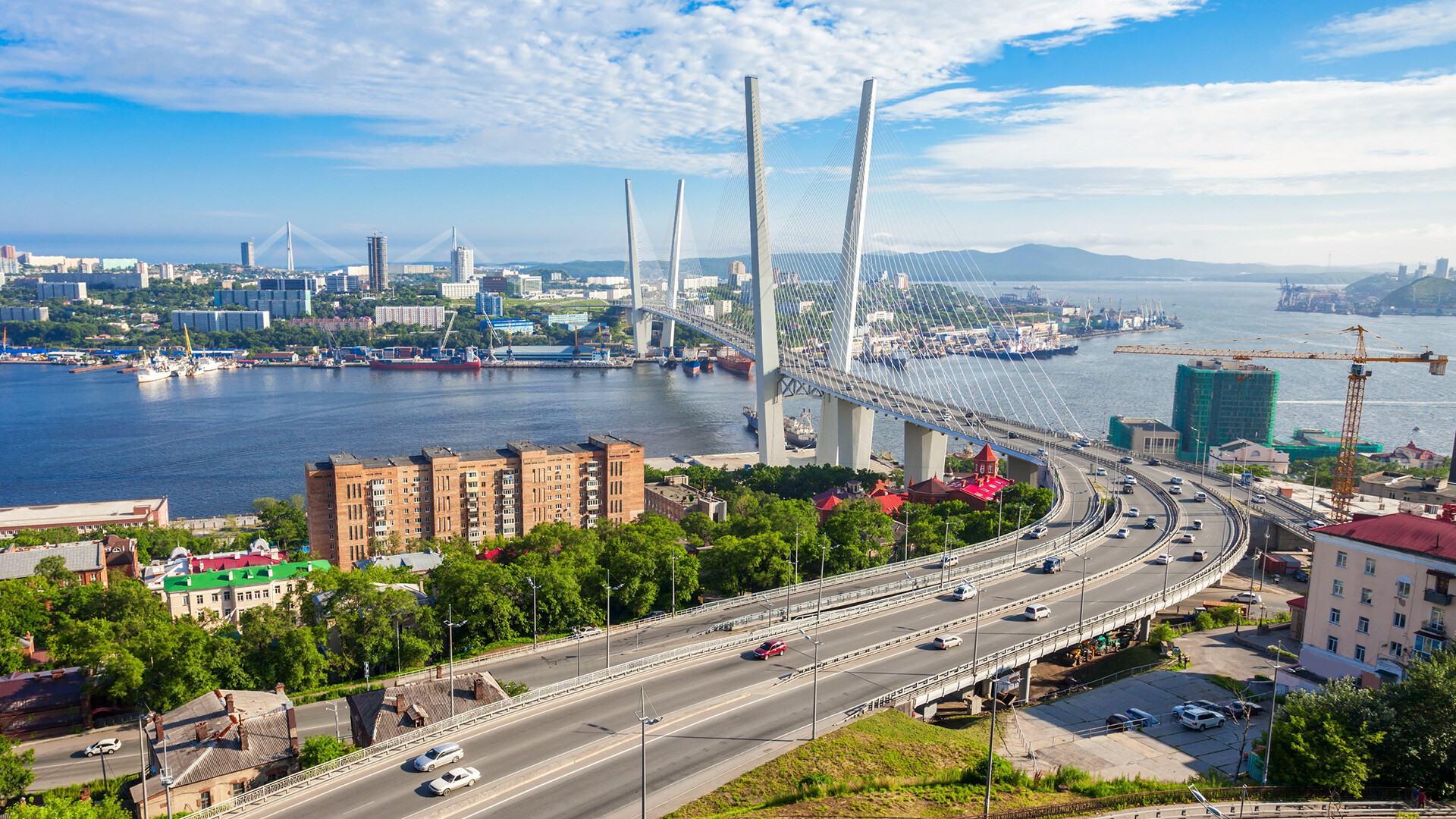 The iconic view of Vladivostok.