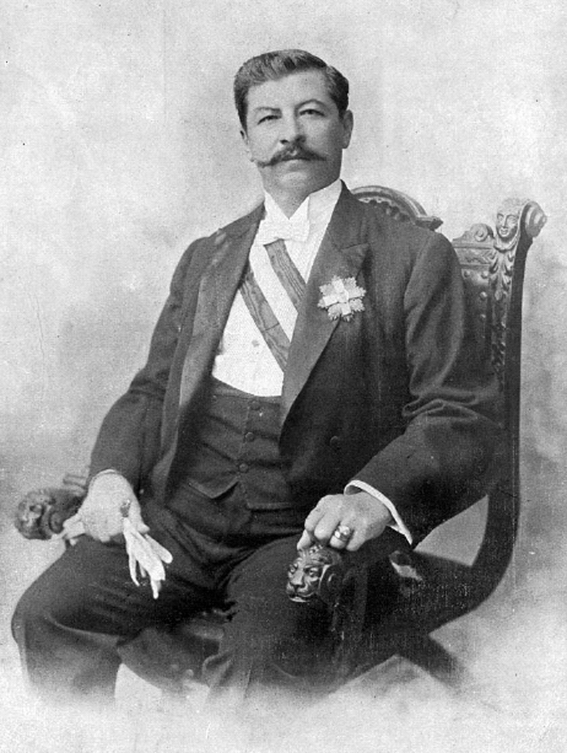 El general Juan Vicente Gómez.