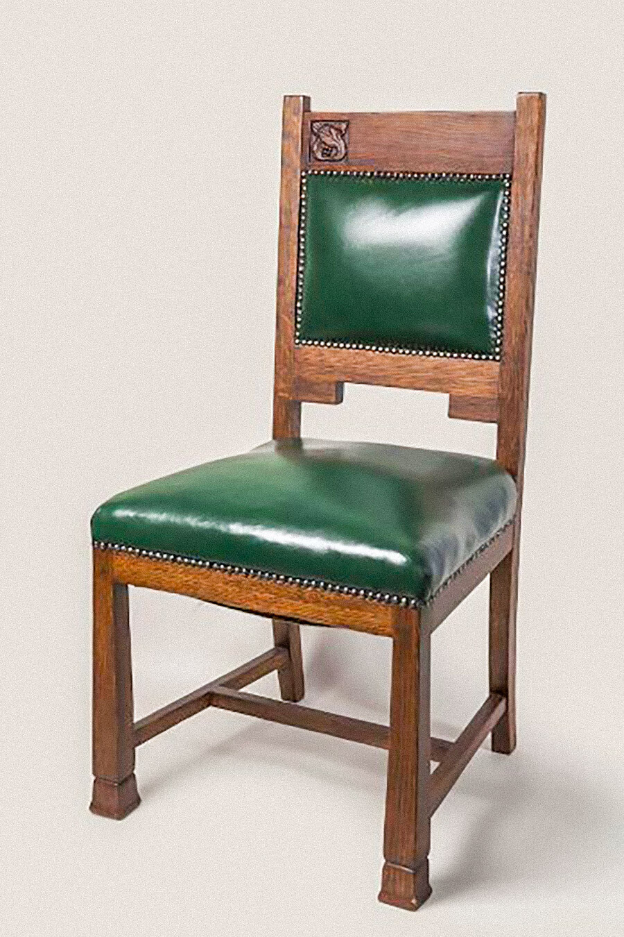 A chair produced at the 'Muir & Mirrielees' furniture factory. Early 20th century