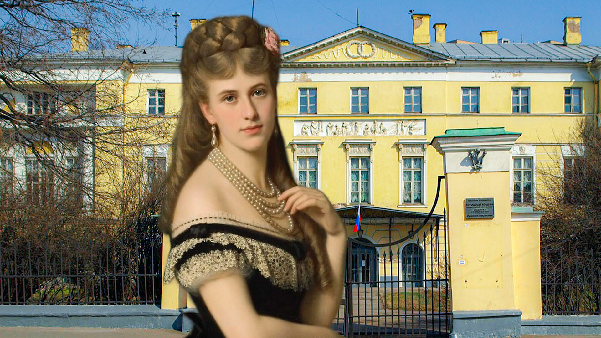 Maria Mikháilovna Dolgorúkova e a propriedade municipal Dolgorukov-Bobrínski em Moscou.