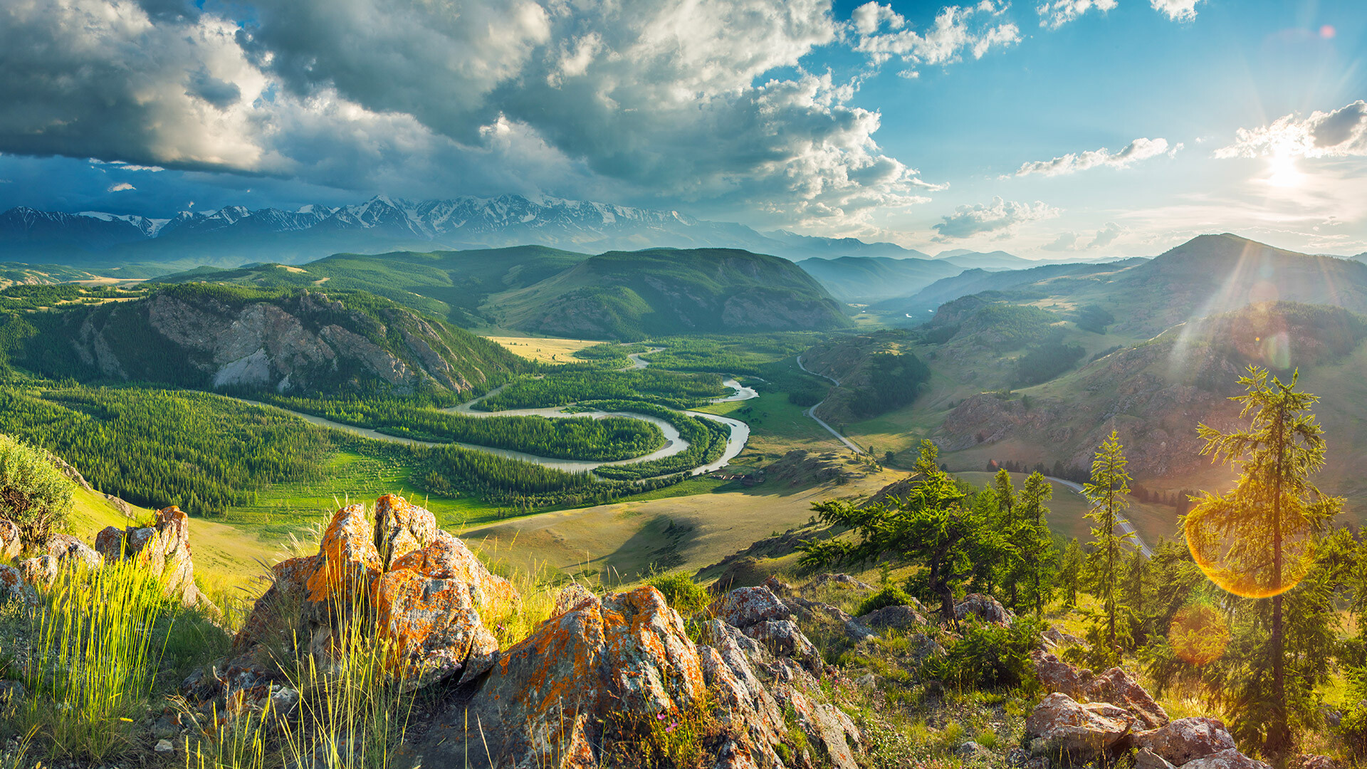 Montanhas de Altai.