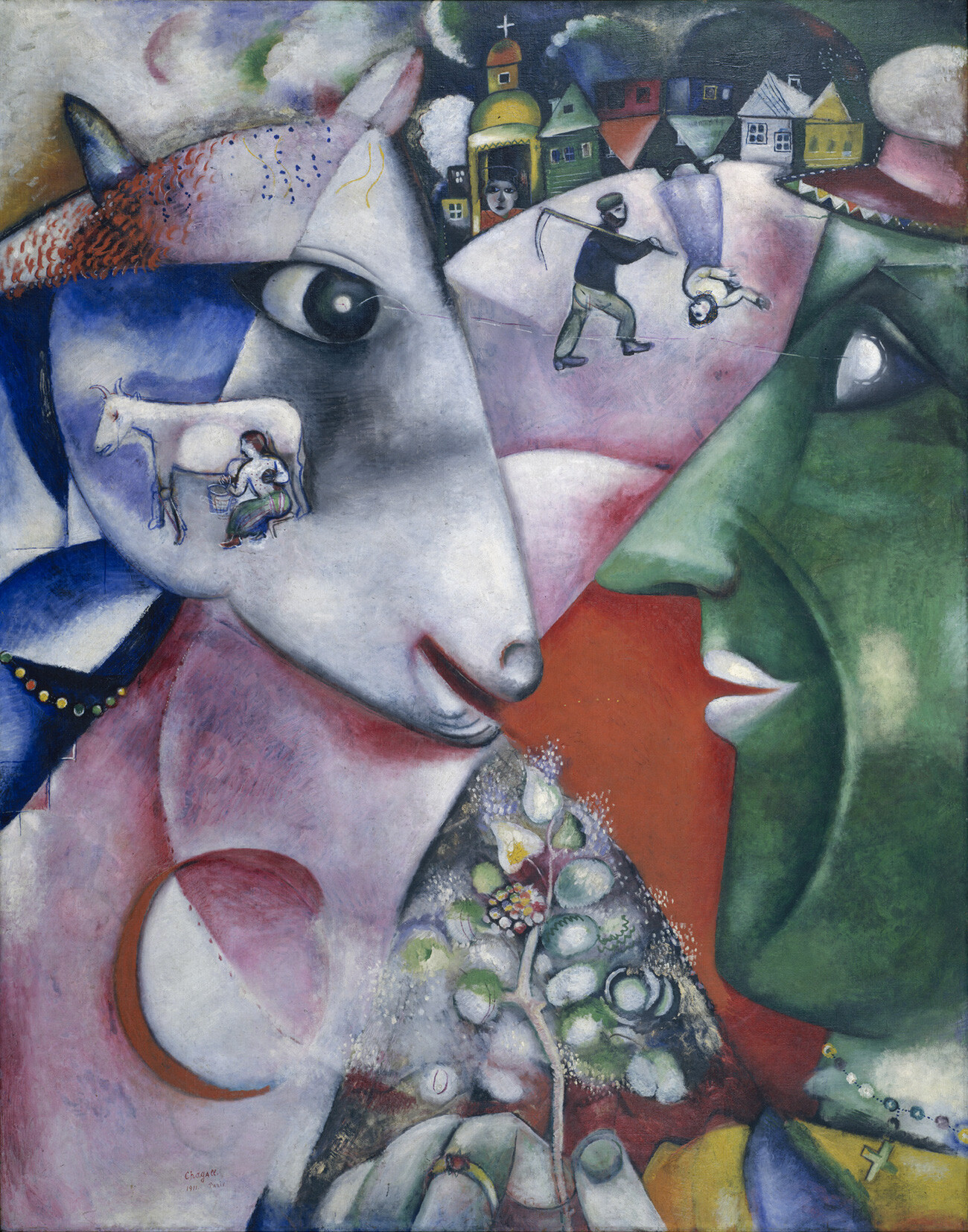 Marc Chagall ‘I and the Village’ (1911) 